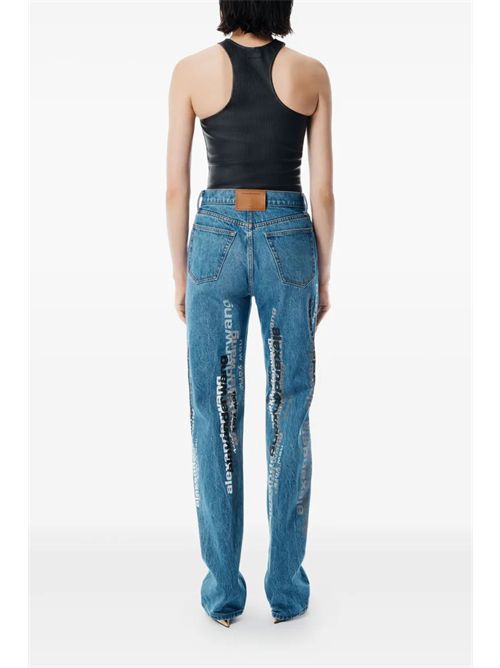 Jeans with logo ALEXANDER WANG | 4DC4254871401